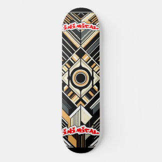 Inimical Art Deco Skateboard