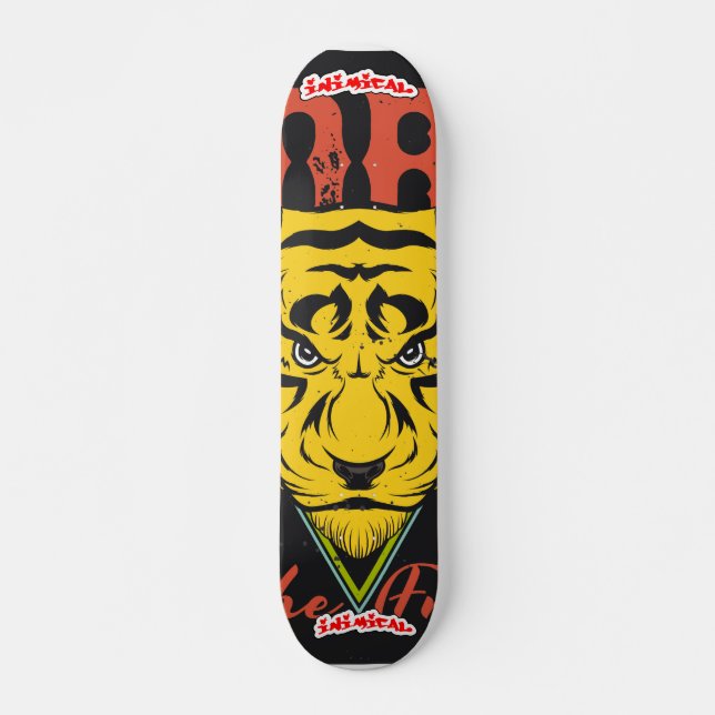 Inimical Born To be Free Tiger Deck  Skateboard (Vorne)