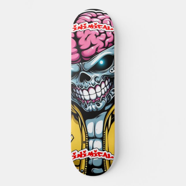 Inimical Brainiac Skateboard (Vorderseite)