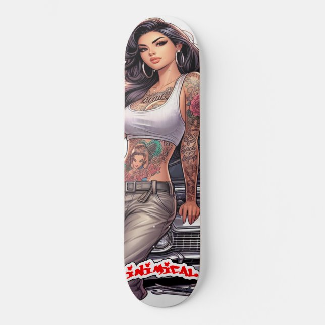 Inimical Carla Skateboard (Vorderseite)
