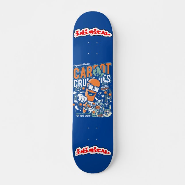 Inimical Carrot Crunchies Cereal Deck  Skateboard (Vorne)