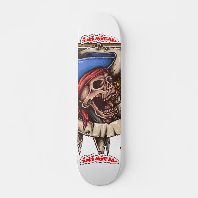 Inimical Dead Pirate Deck Skateboard (Vorne)