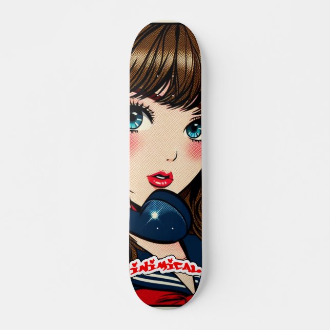 Inimical Girl POP! Skateboard #3 (Vorne)