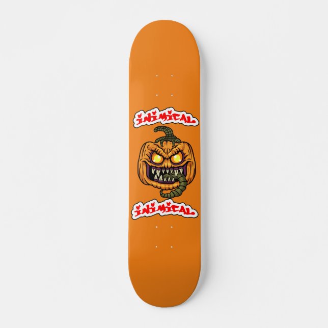 Inimical Halloween Skateboard Deck  (Vorne)