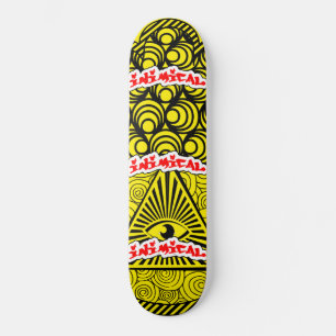 Inimical Hamsa Evil Eye Skateboard