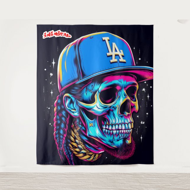 Inimical Hussle Wandteppich (Vorderseite)