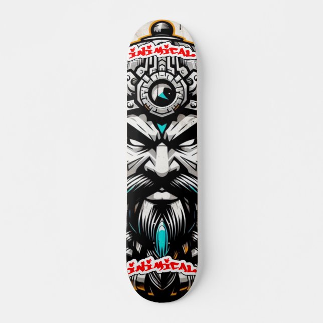 Inimical Khan Skateboard (Vorne)