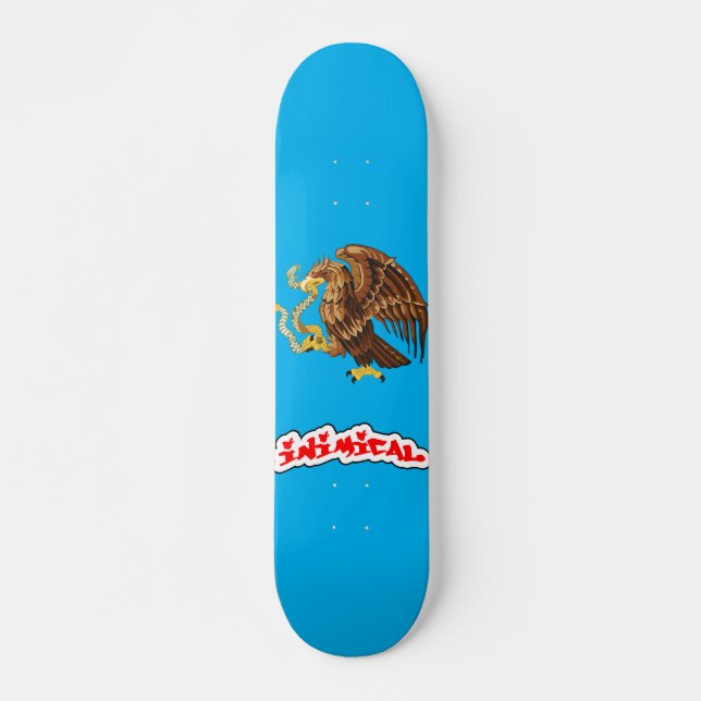 Inimical Mexico Coat of Arms Skateboard (Vorne)