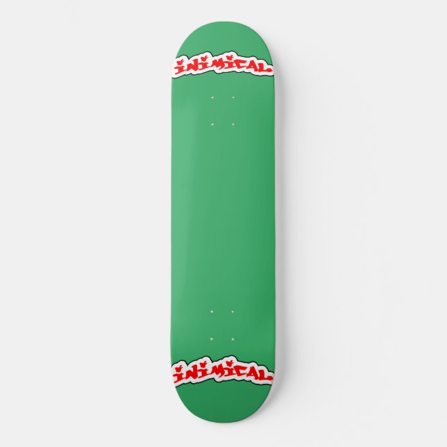 Inimical Perfect Green ChromaKey Skateboard (Vorderseite)