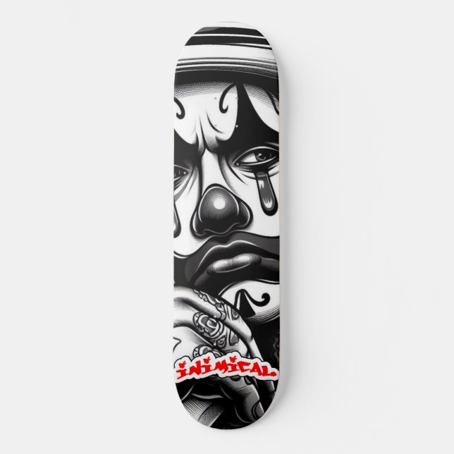 Inimical Sad Fours Skateboard (Vorderseite)