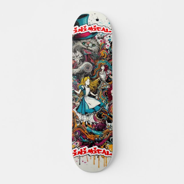 Inimical Trippy Alice Skateboard (Vorne)