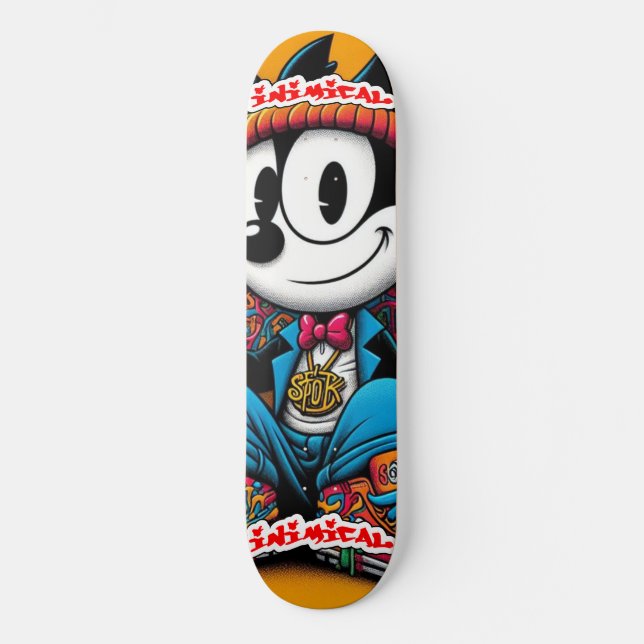Inimical Whittier Boulevard OG Skateboard (Vorderseite)