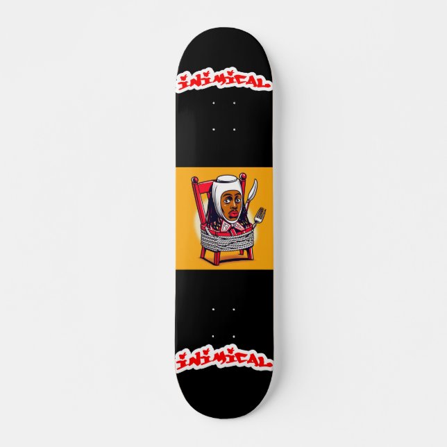 Inimikal durch das Salz Skateboard (Vorne)