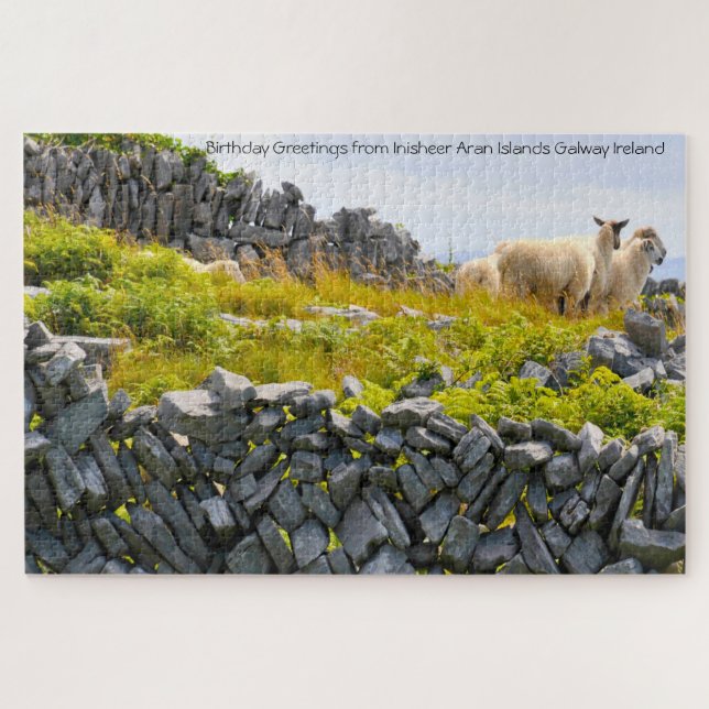 Inisheer Aran Islands Galway Irland. Jigsaw Puzzl (Horizontal)