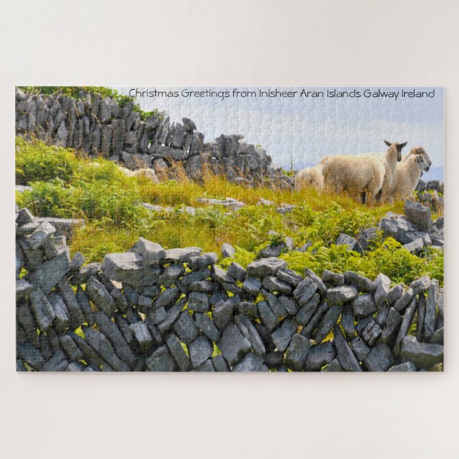 Inisheer Aran Islands Galway Irland. Jigsaw Puzzl (Horizontal)