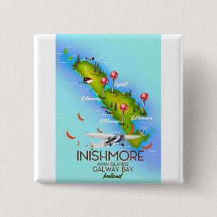 Inishmore Aran-Inseln Galway Bay Irland Button