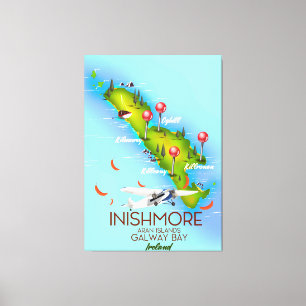 Inishmore Aran-Inseln Galway Bay Irland Leinwanddruck