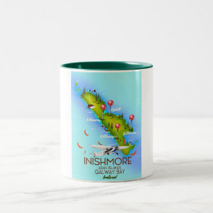 Inishmore Aran Islands Galway Bay Irland Zweifarbige Tasse