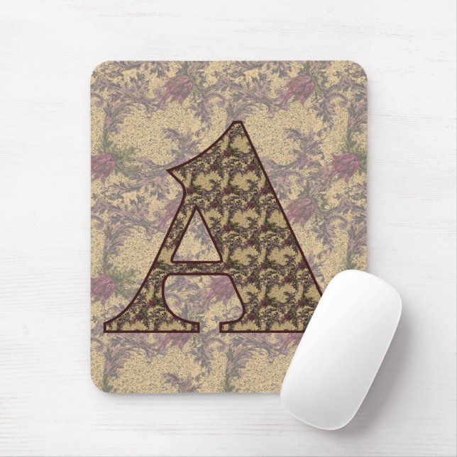 Initial A Elegant Mousepad (Mit Mouse)