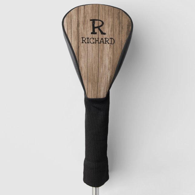 Initial ändern, Name hinzufügen (löschen), Holzwan Golf Headcover (Vorderseite)