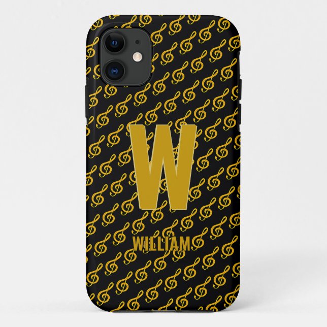 Initial ändern, Name hinzufügen (löschen), Musikst Case-Mate iPhone Hülle (Rückseite)