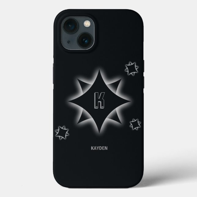 Initial ändern, Name hinzufügen (löschen), Sternsc Case-Mate iPhone Hülle (Rückseite)