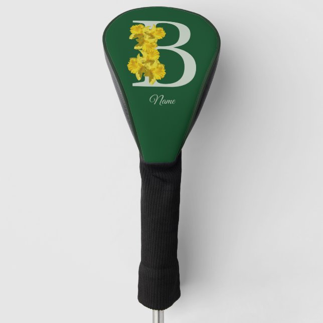 Initial B Ihr Name Golf Headcover (Vorderseite)