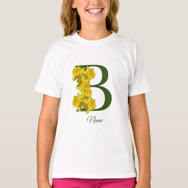 Initial-B-Name-T - Shirt für das Diodensystem Mono (Vorderseite)