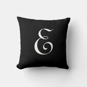 Initial Custom Letter E Monogram Kissen