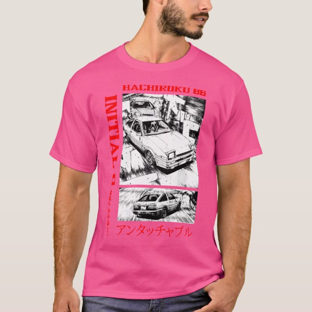Initial D Hachiroku 86 T-Shirt (Vorderseite)