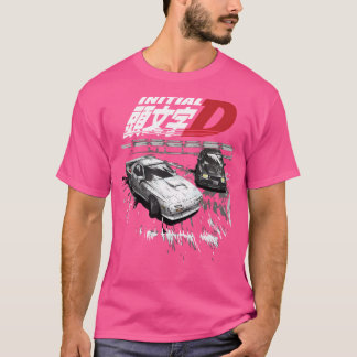 Initial D - Mountain Drift Racing Tandem Evo III V T-Shirt