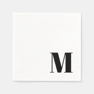 Initial des Serif-Monogramms Serviette