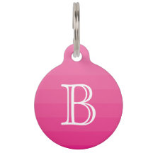 Initial dunkelrosa Shades Monogram