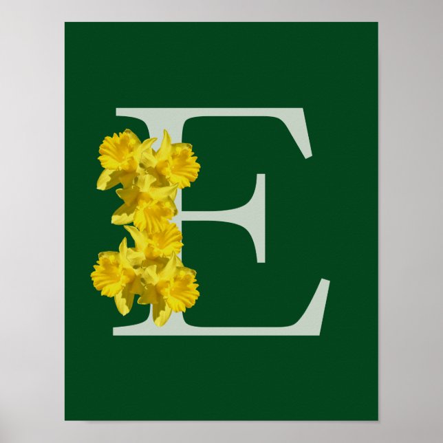 Initial E Poster (Vorne)