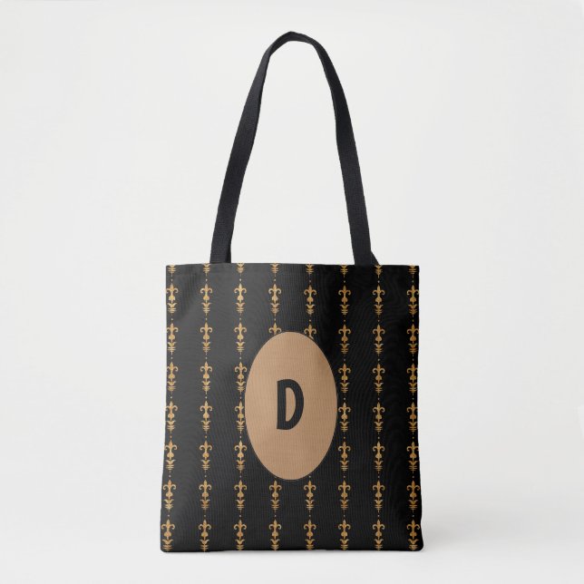 Initial Elegant Black Tasche (Vorderseite)