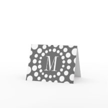 Initial-Graue Vorlage für Monogramm-Blank