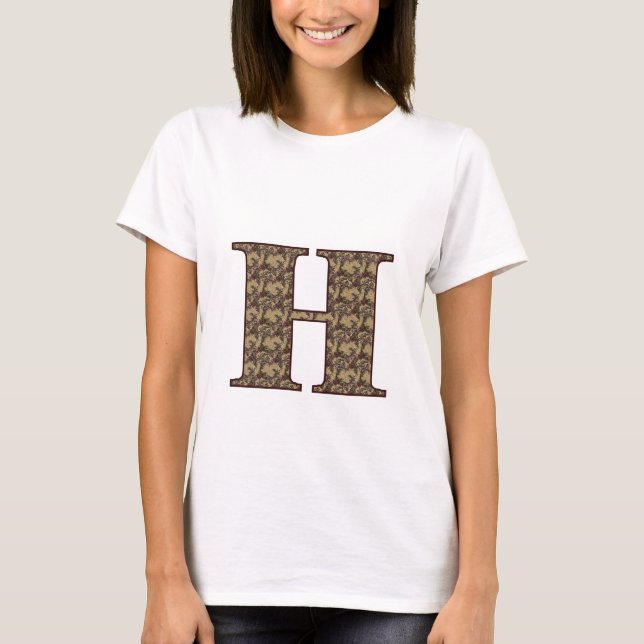 Initial-H-Elegant T-Shirt (Vorderseite)