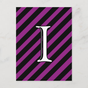 Initial I Postkarte