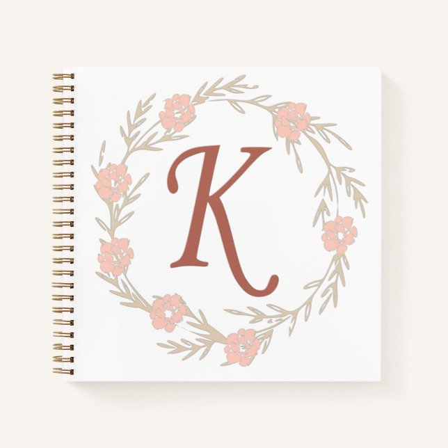 Initial K Notizbuch (Vorderseite)