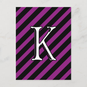 Initial K Postkarte