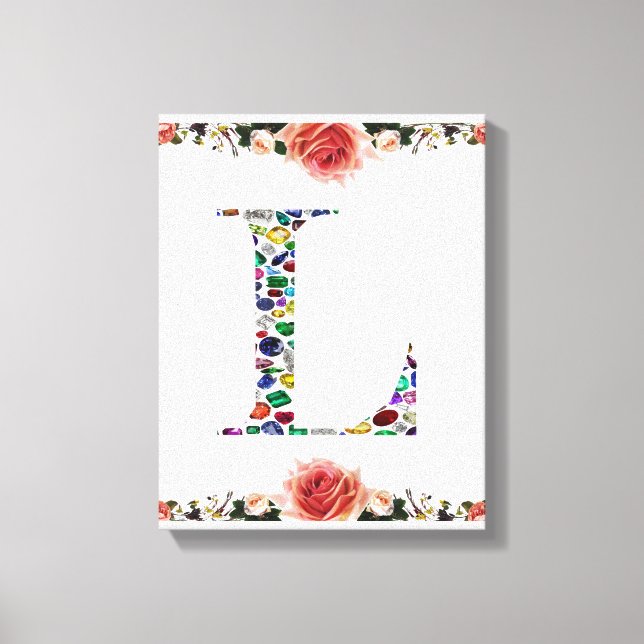 Initial L Leinwanddruck (Vorderseite)