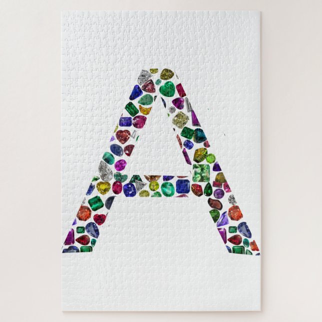Initial Letter A, Monogram Modern Stylish Trendy (Vertikal)