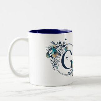 Initial - Letter G Zweifarbige Tasse