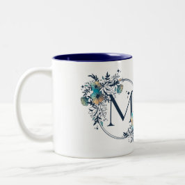 Initial - Letter m Zweifarbige Tasse