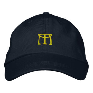 Initial "M" Designer Cap Bestickte Kappe