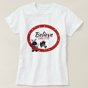 Initial M/Scripture - T - Shirt "Women's Hanes Nan