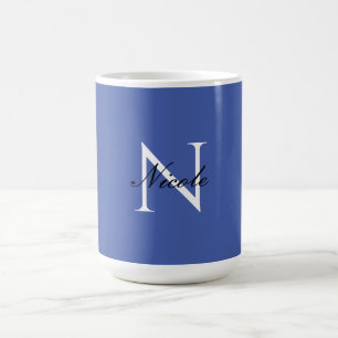 Initial Mit Monogramm handgeschriebener Eigenname Kaffeetasse