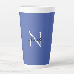 Initial Mit Monogramm handgeschriebener Eigenname Milchtasse