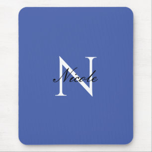 Initial Mit Monogramm handgeschriebener Eigenname Mousepad