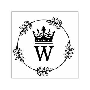 Initial Monogramm des Single der Kronenkralle aus  Permastempel